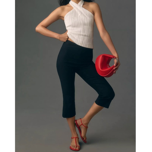 Anthropologie Cross-Neck Halter Tank | Sz S - Picture 4 of 6